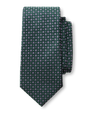 Silk Foulard Tie - Midnight Teal