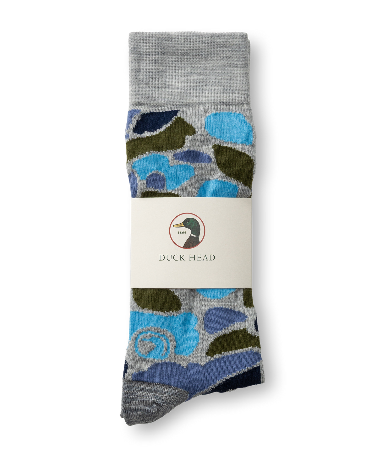 Camo Sock - Heather Grey