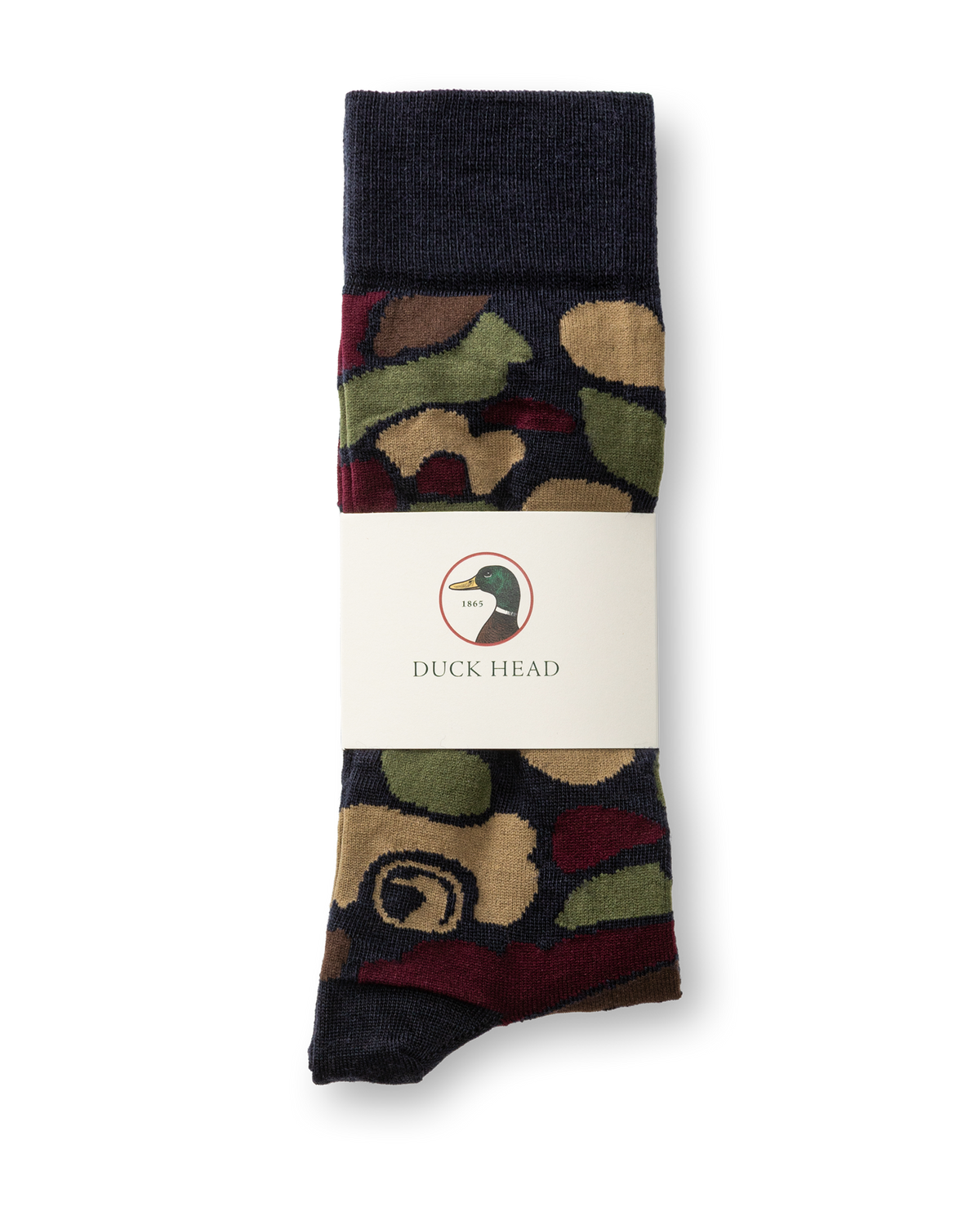 Camo Sock - Deep Navy