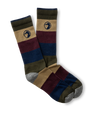 Stripe Cotton Sock - Khaki