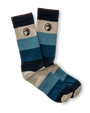 Stripe Cotton Sock - Stone