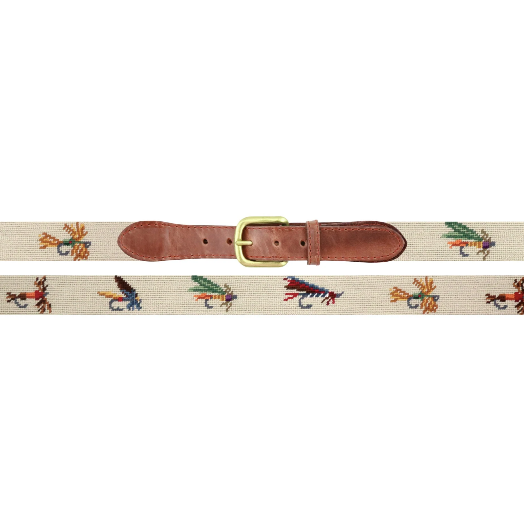 Smathers & Branson Fishing Flies Belt - Light Khaki