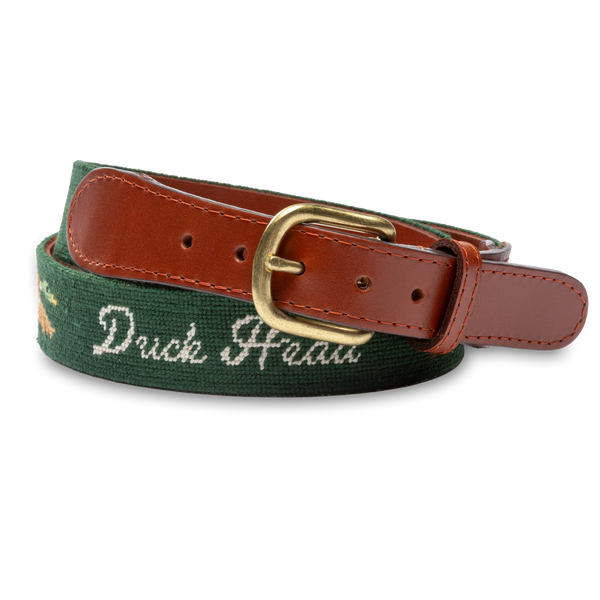 Smathers & Branson Pennant Flag Belt  - Hunter Green