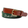 Smathers & Branson Pennant Flag Belt  - Hunter Green