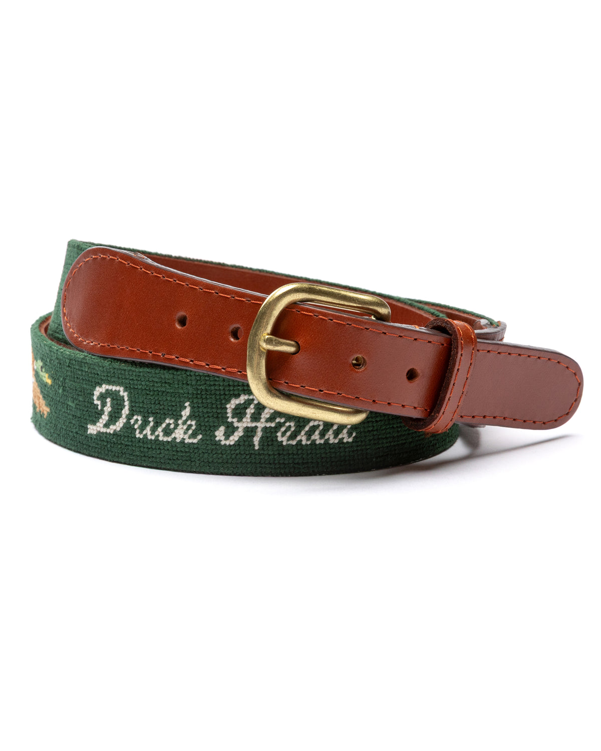 Smathers & Branson Pennant Flag Belt  - Hunter Green