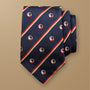 Silk Logo Striped Tie