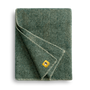 Duck Head Wool Herringbone Blanket - Green & Cream