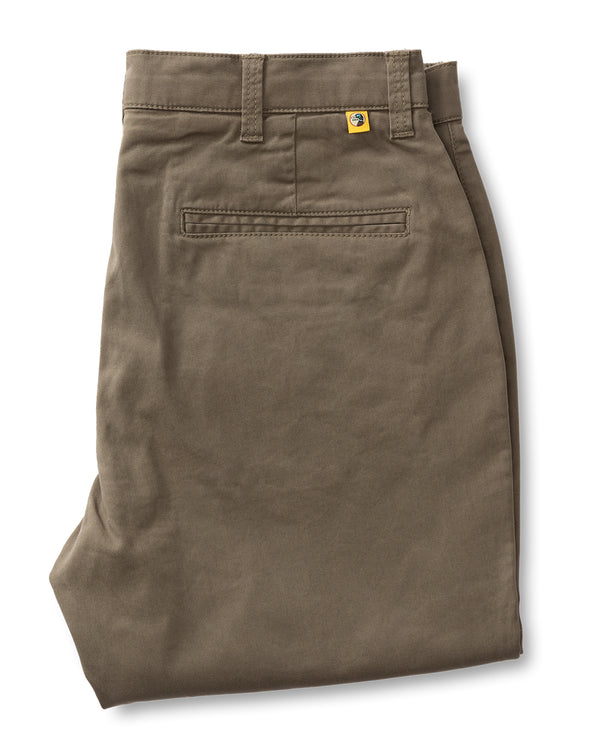 Classic Fit Gold School Chino - Olive Drab