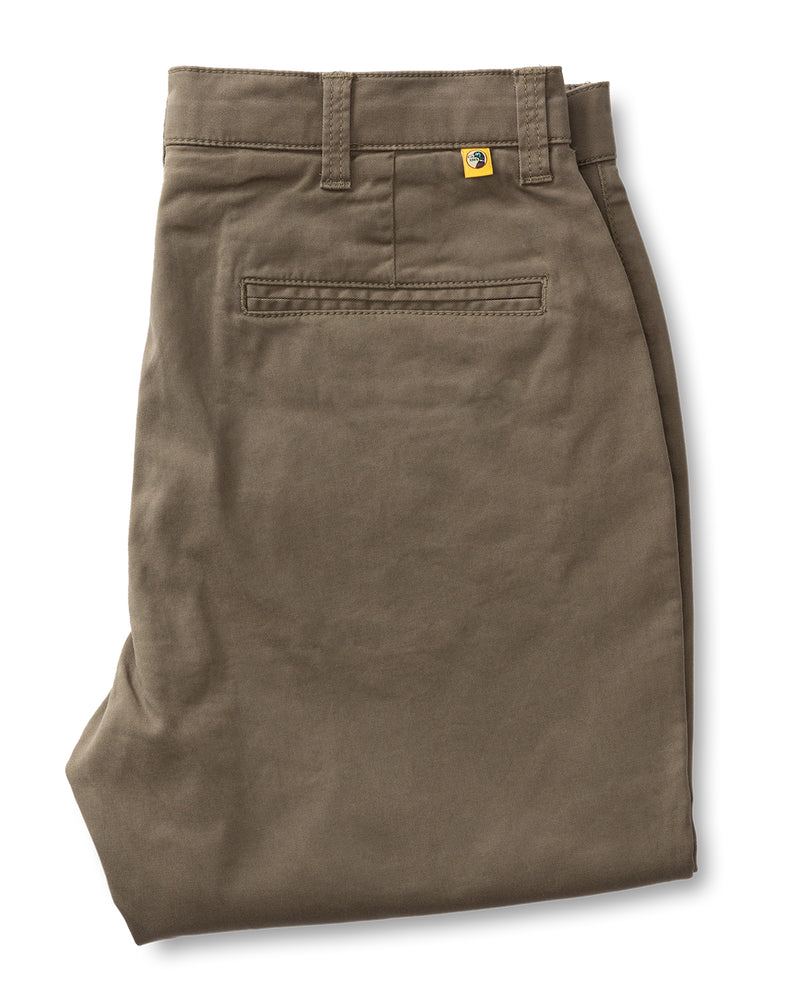 Classic Fit Gold School Chino - Olive Drab