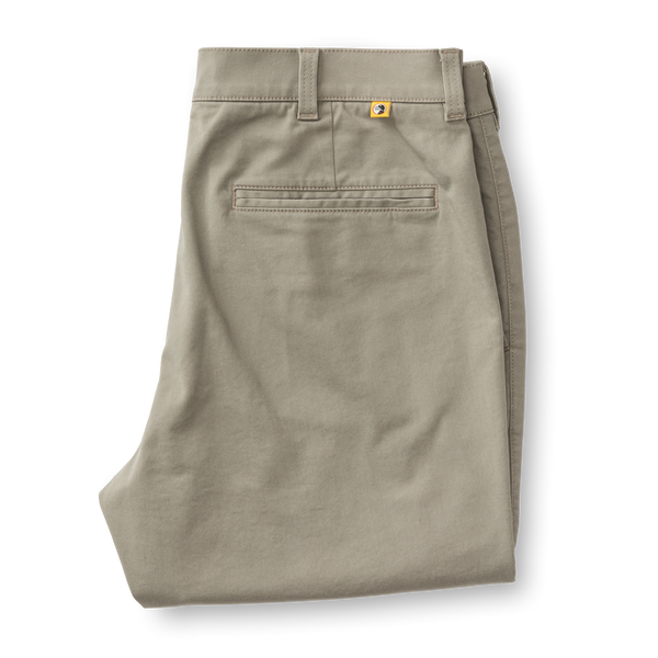 Classic Fit Gold School Chino - Placid Grey