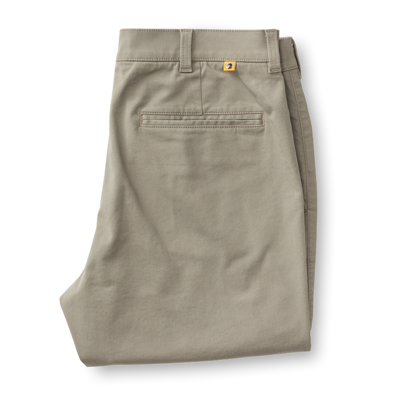 Classic Fit Gold School Chino - Placid Grey