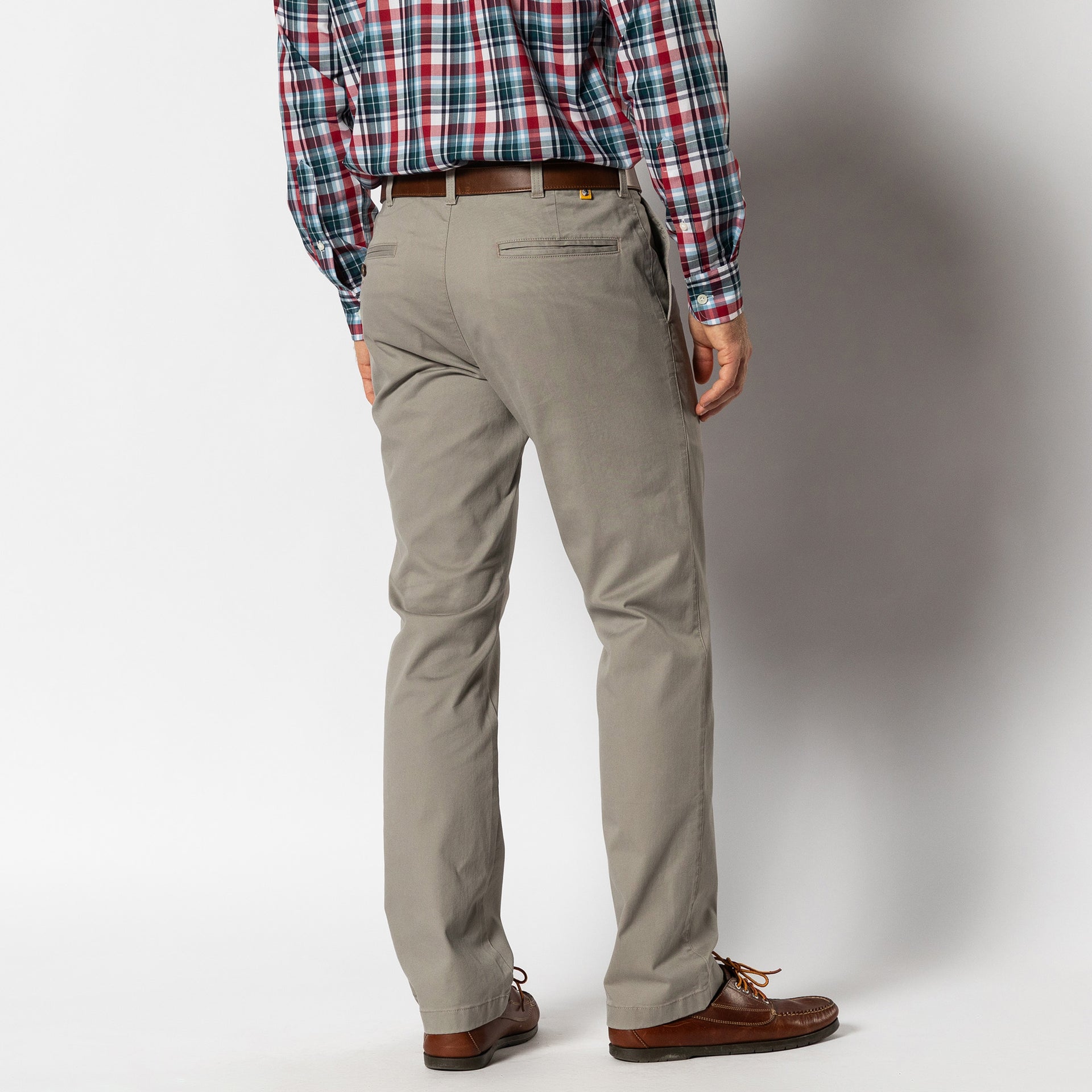 Classic Fit Gold School Chino - Placid Grey