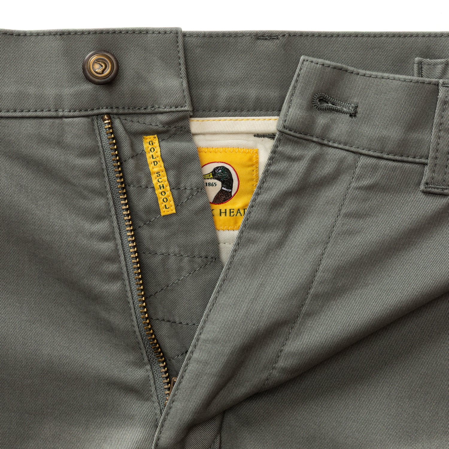 Classic Fit Gold School Chino - Sedona Sage