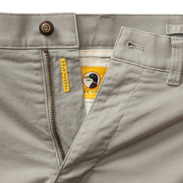 Classic Fit Gold School Chino - Dove Grey