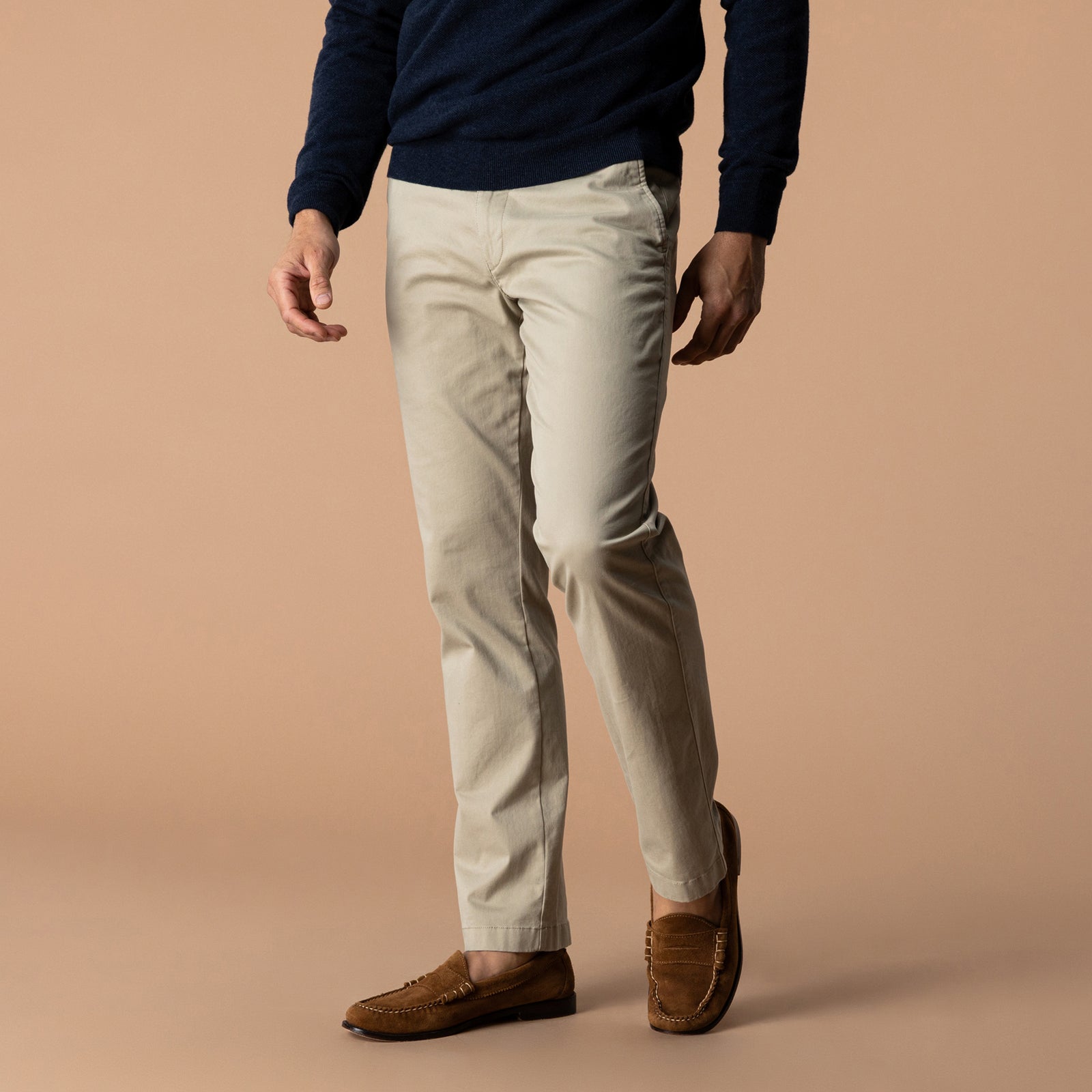 Classic Fit Gold School Chino - Khaki