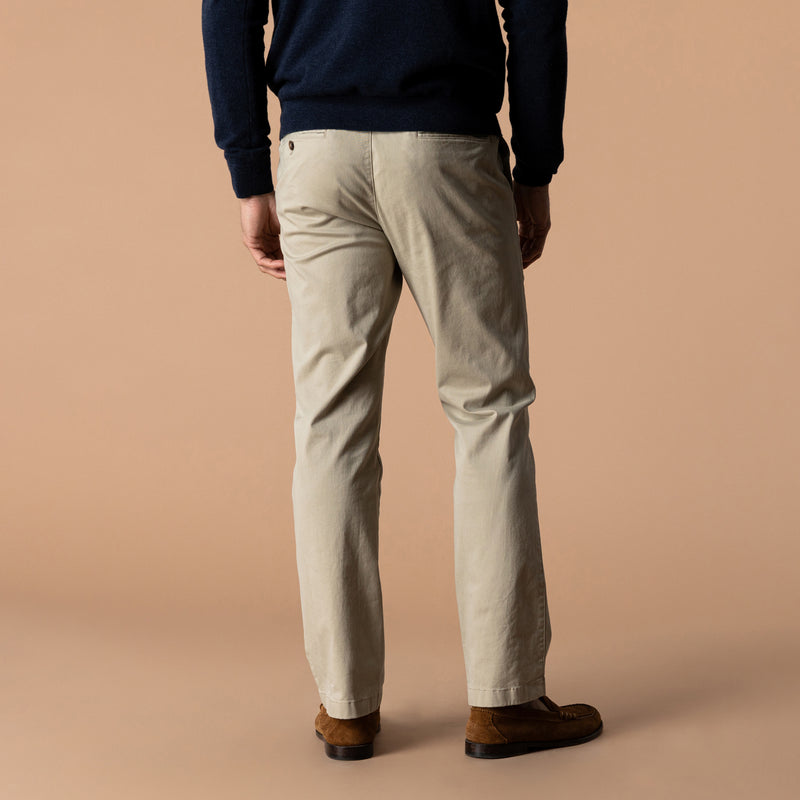Classic Fit Gold School Chino - Khaki