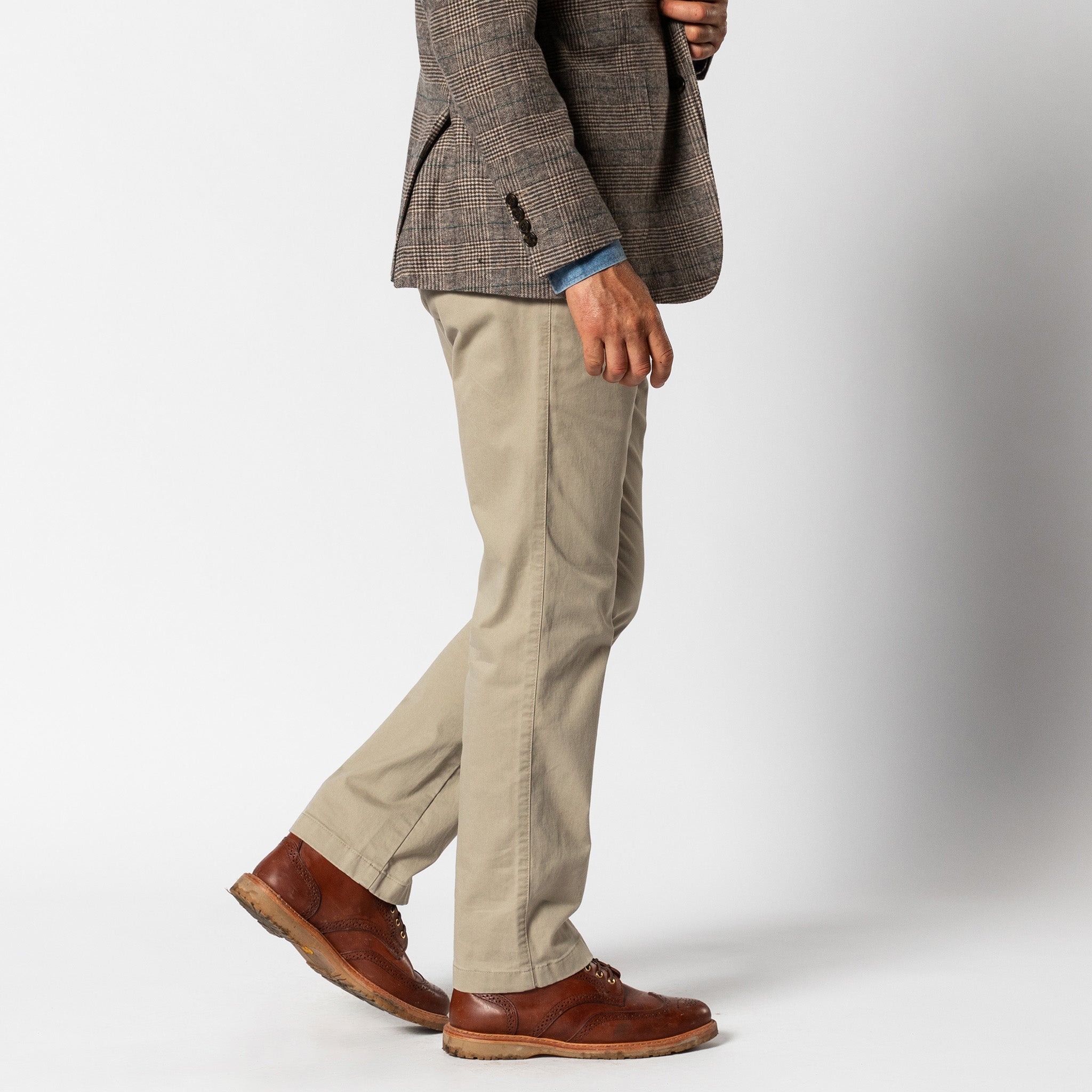 Classic Fit Gold School Chino - Khaki