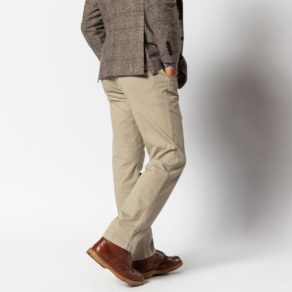 Classic Fit Gold School Chino - Khaki