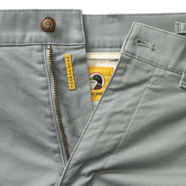 Classic Fit Gold School Chino - Monument Gray