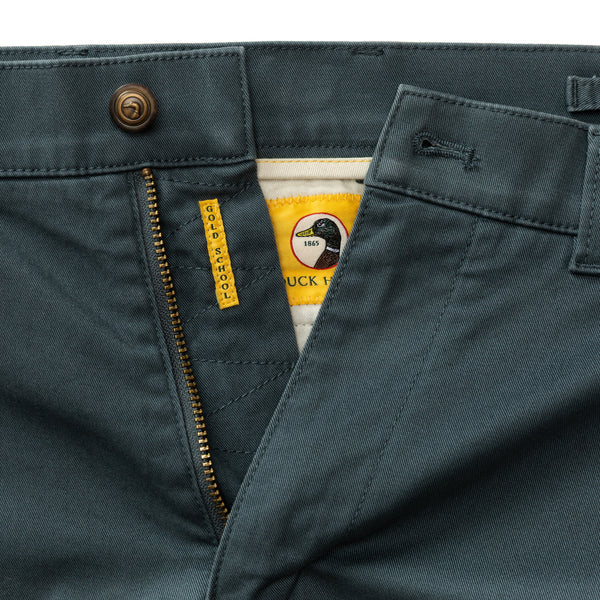 Classic Fit Gold School Chino - Graphite Blue