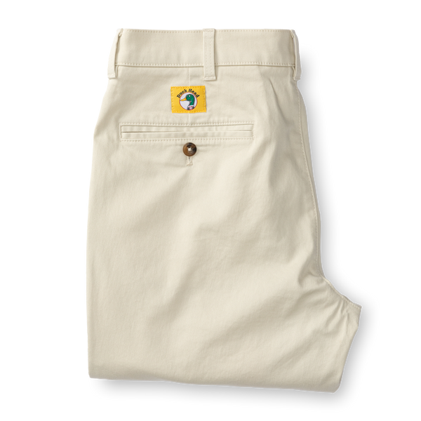 Classic Fit Gold School Chino - Stone Gold Patch