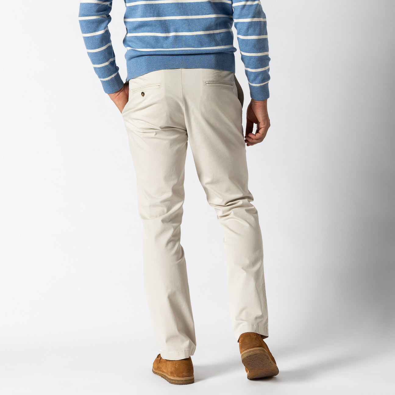 Classic Fit Gold School Chino - Stone