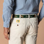 Classic Fit Gold School Chino - Stone Gold Patch