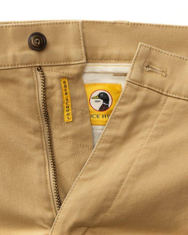 Classic Fit Gold School Chino - Original Khaki