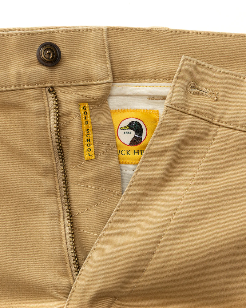 Classic Fit Gold School Chino - Original Khaki