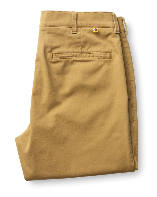 Classic Fit Gold School Chino - Antique Bronze