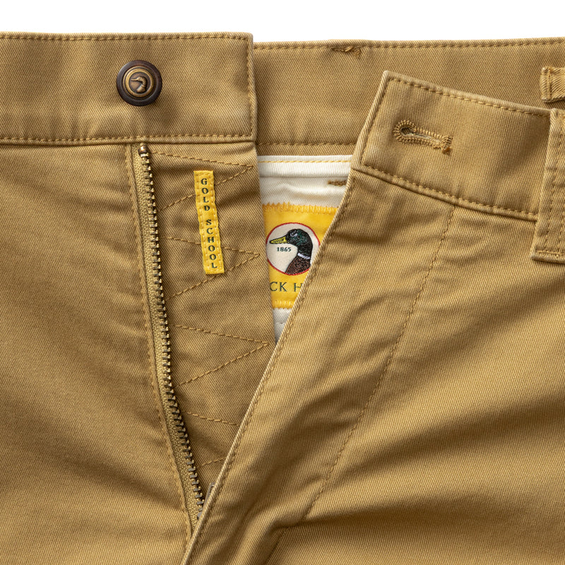 Classic Fit Gold School Chino - Antique Bronze