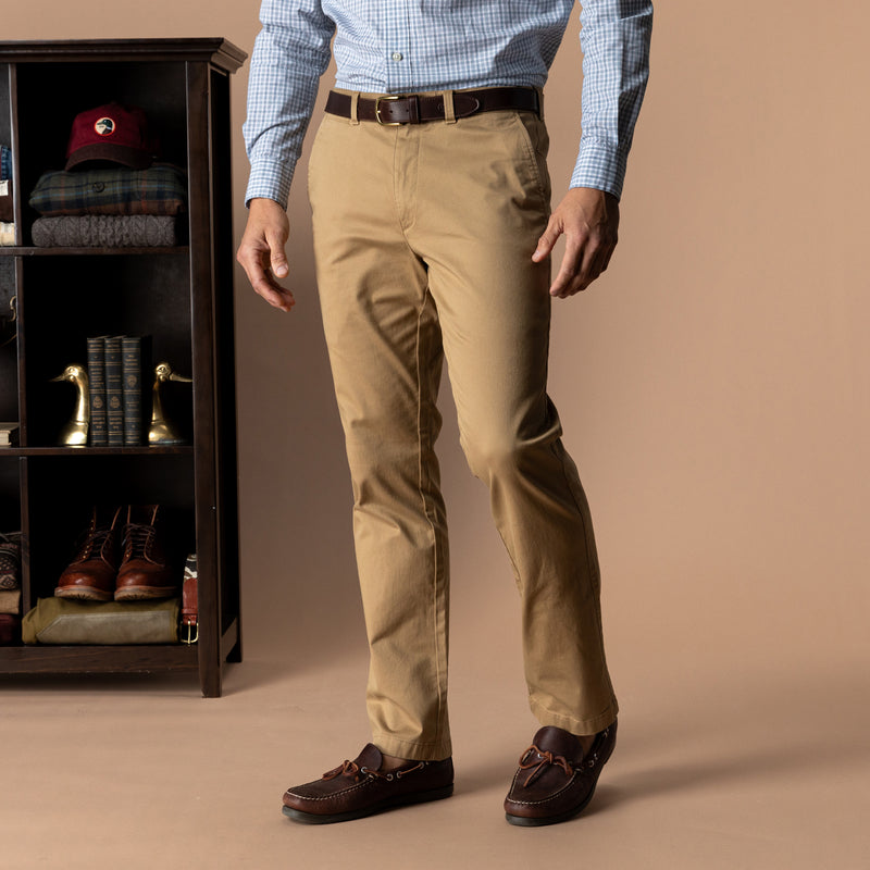 Classic Fit Gold School Chino - Dark Khaki