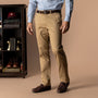 Classic Fit Gold School Chino - Dark Khaki