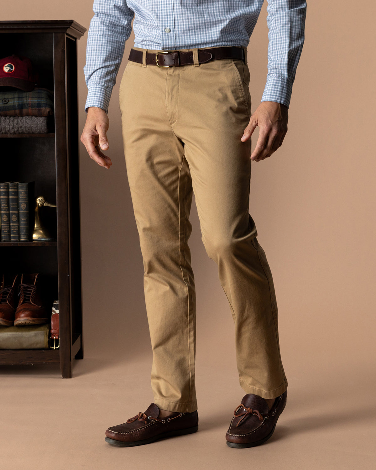 Classic Fit Gold School Chino - Dark Khaki