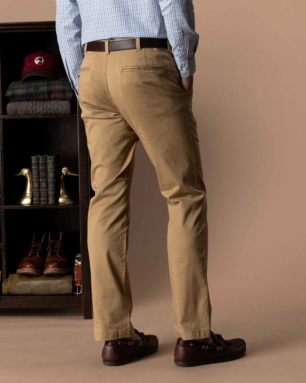 Classic Fit Gold School Chino - Dark Khaki