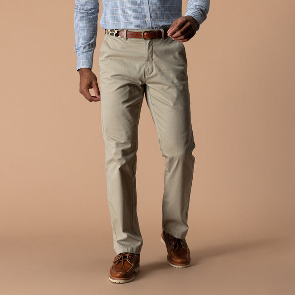 Classic Fit Gold School Chino - Khaki Gold Patch