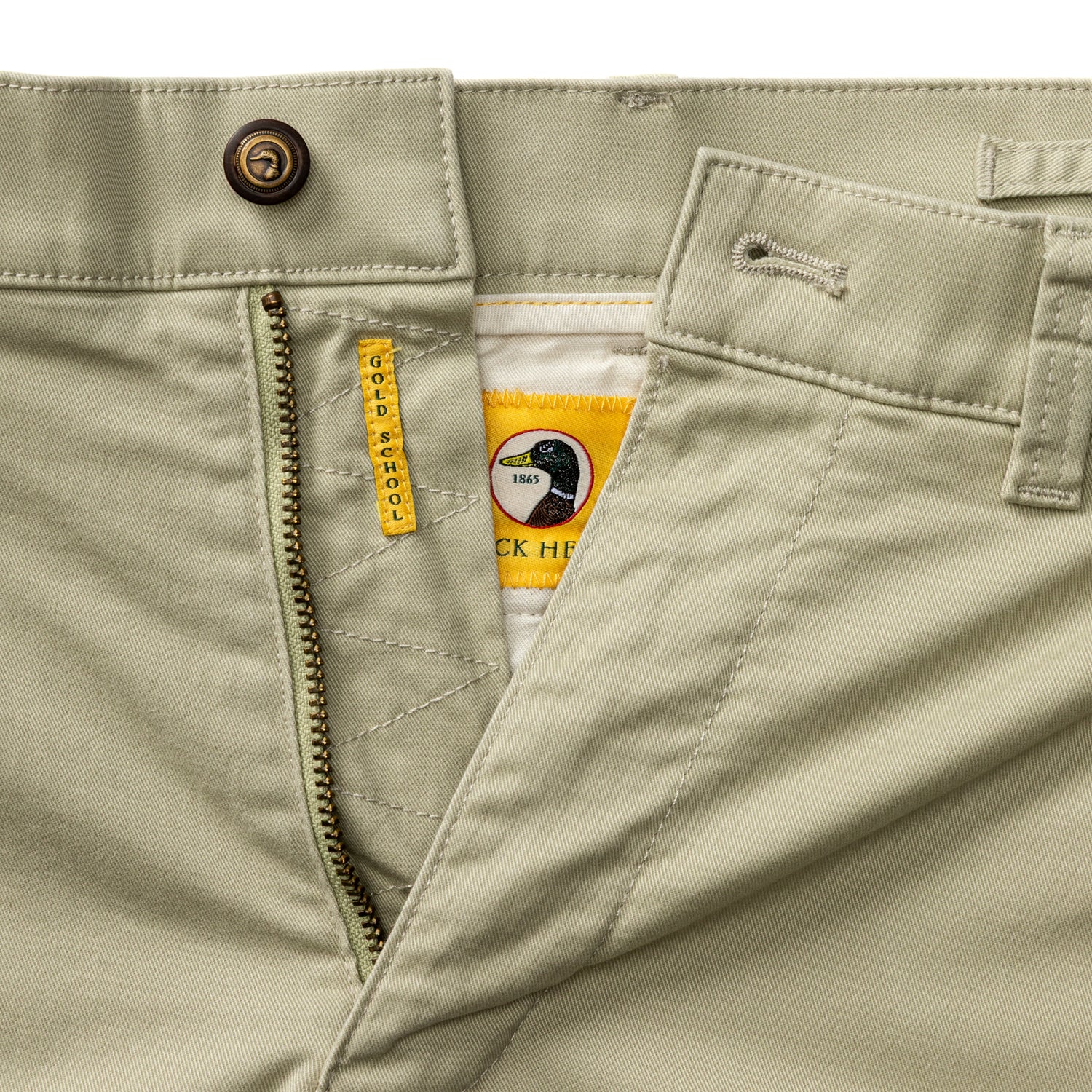 Classic Fit Gold School Chino - Sandstone