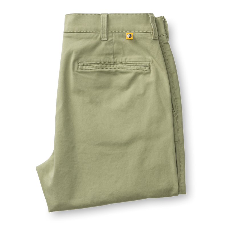 Classic Fit Gold School Chino - Tea Leaf