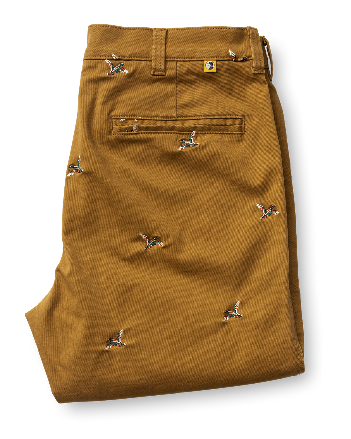 Classic Fit Gold School Chino - Bronze Brown EMB