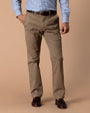 Classic Fit Gold School Chino - Rustic Brown