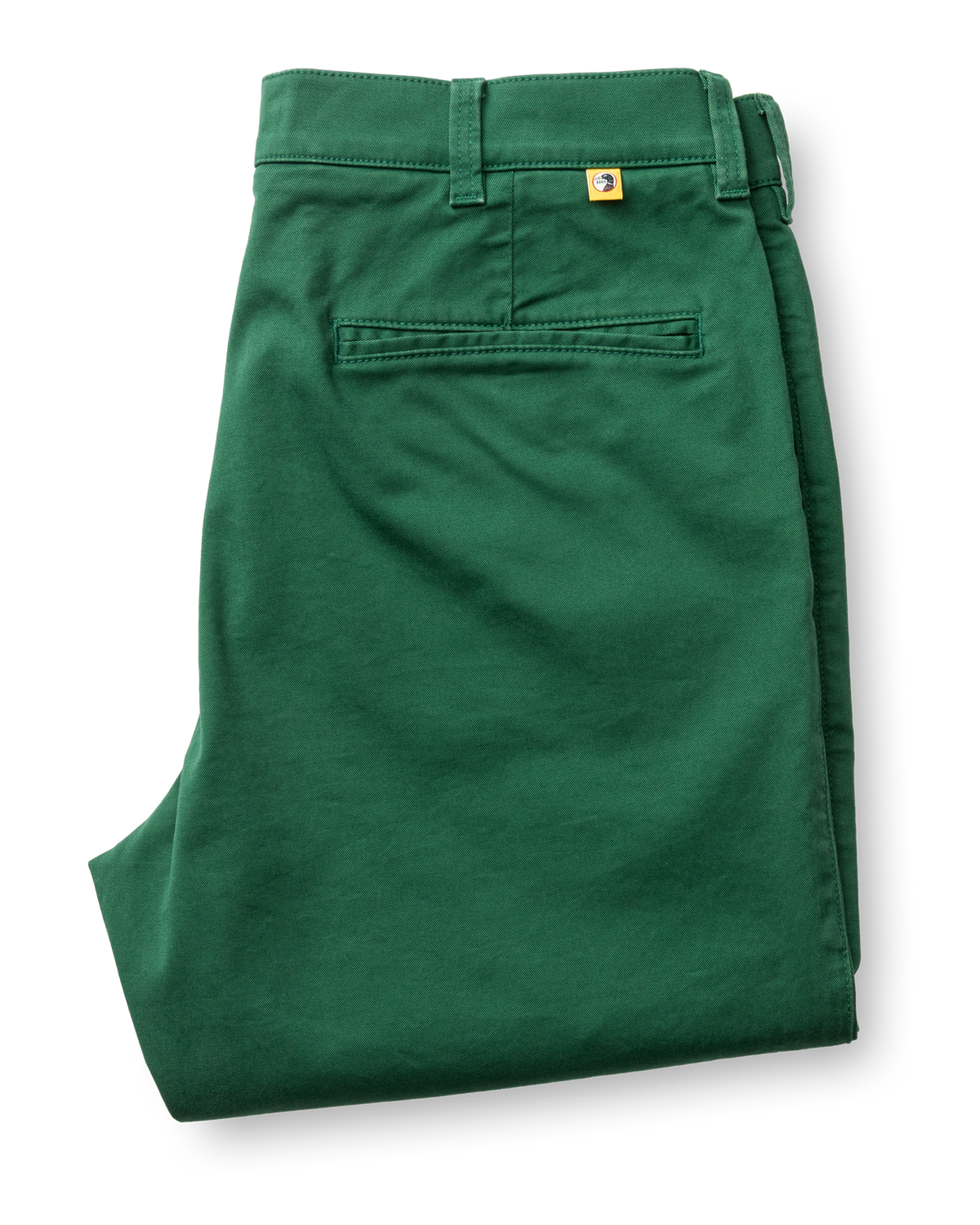 Classic Fit Gold School Chino - Hunter Green