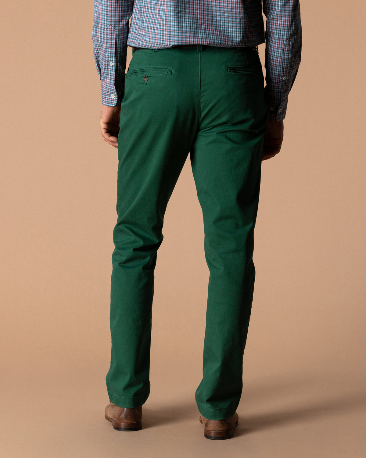 Classic Fit Gold School Chino - Hunter Green