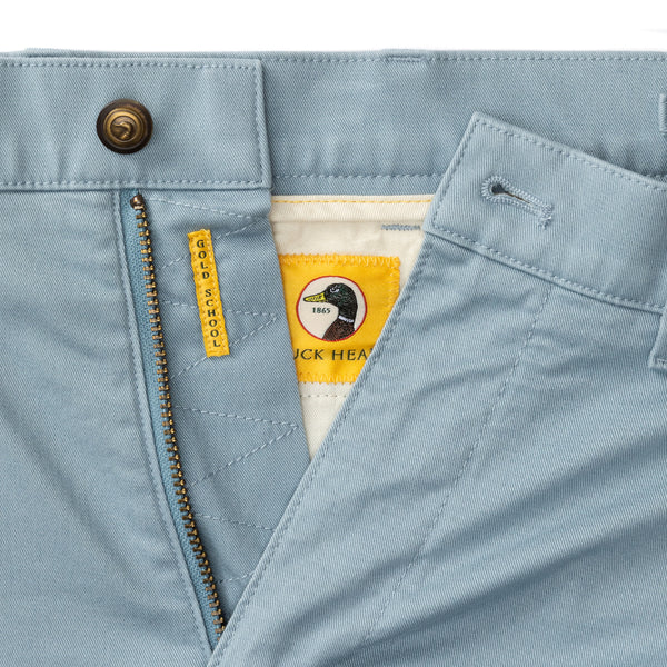 Classic Fit Gold School Chino - River Blue