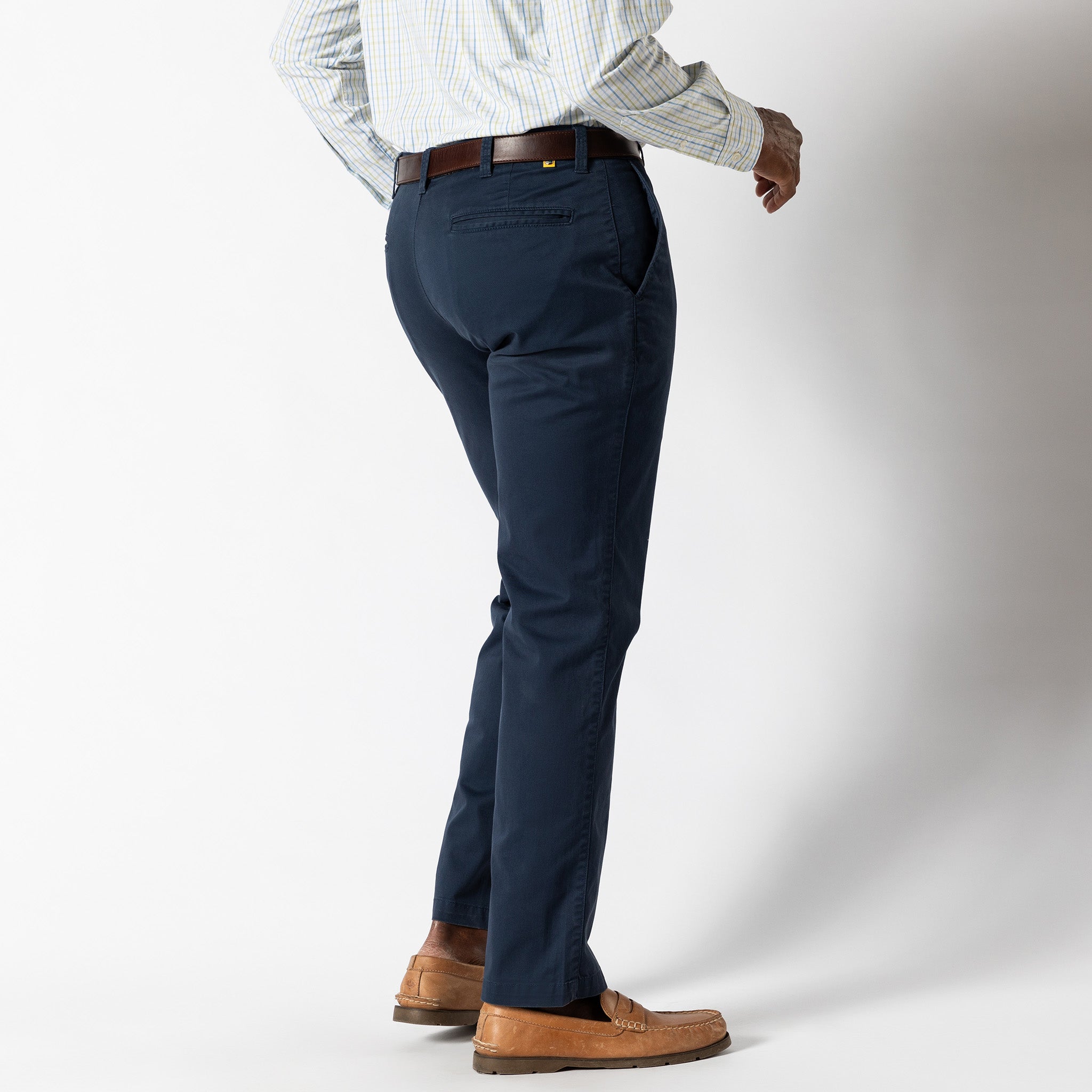 Classic Fit Gold School Chino - Navy