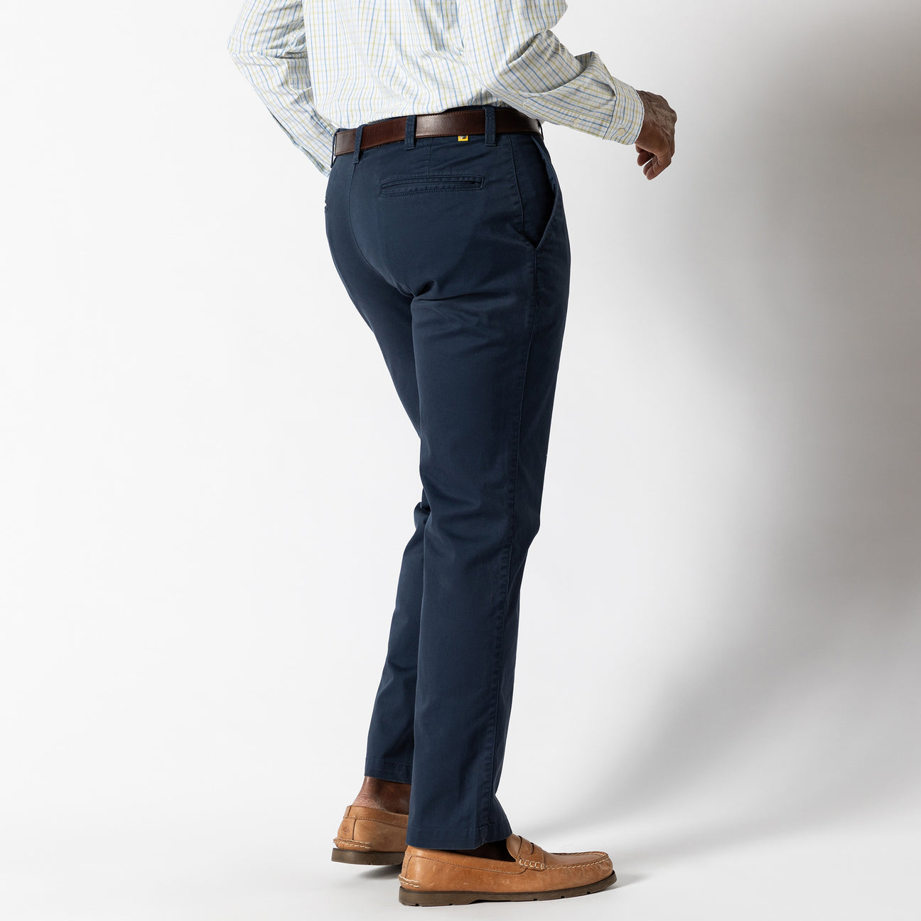 Classic Fit Gold School Chino - Navy