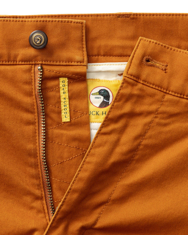 Classic Fit Gold School Chino - Spiced Almond