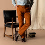 Classic Fit Gold School Chino - Spiced Almond