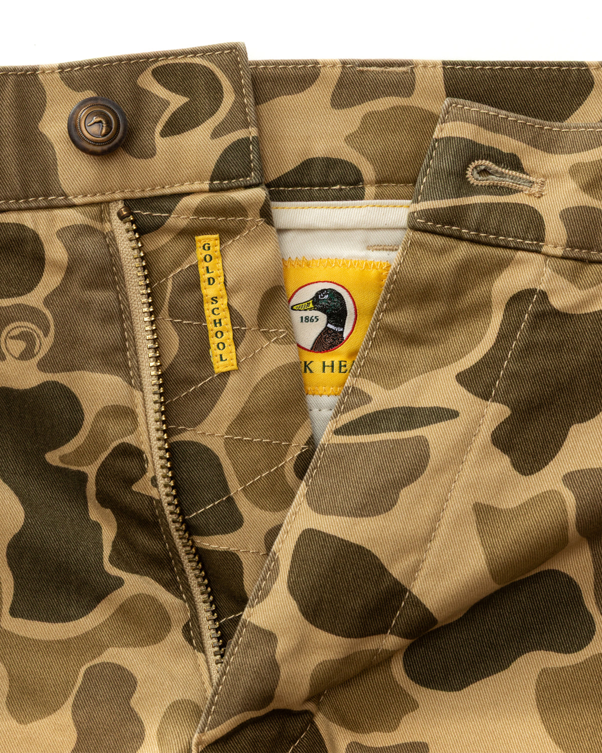Classic Fit Gold School Chino - Original Khaki Camo