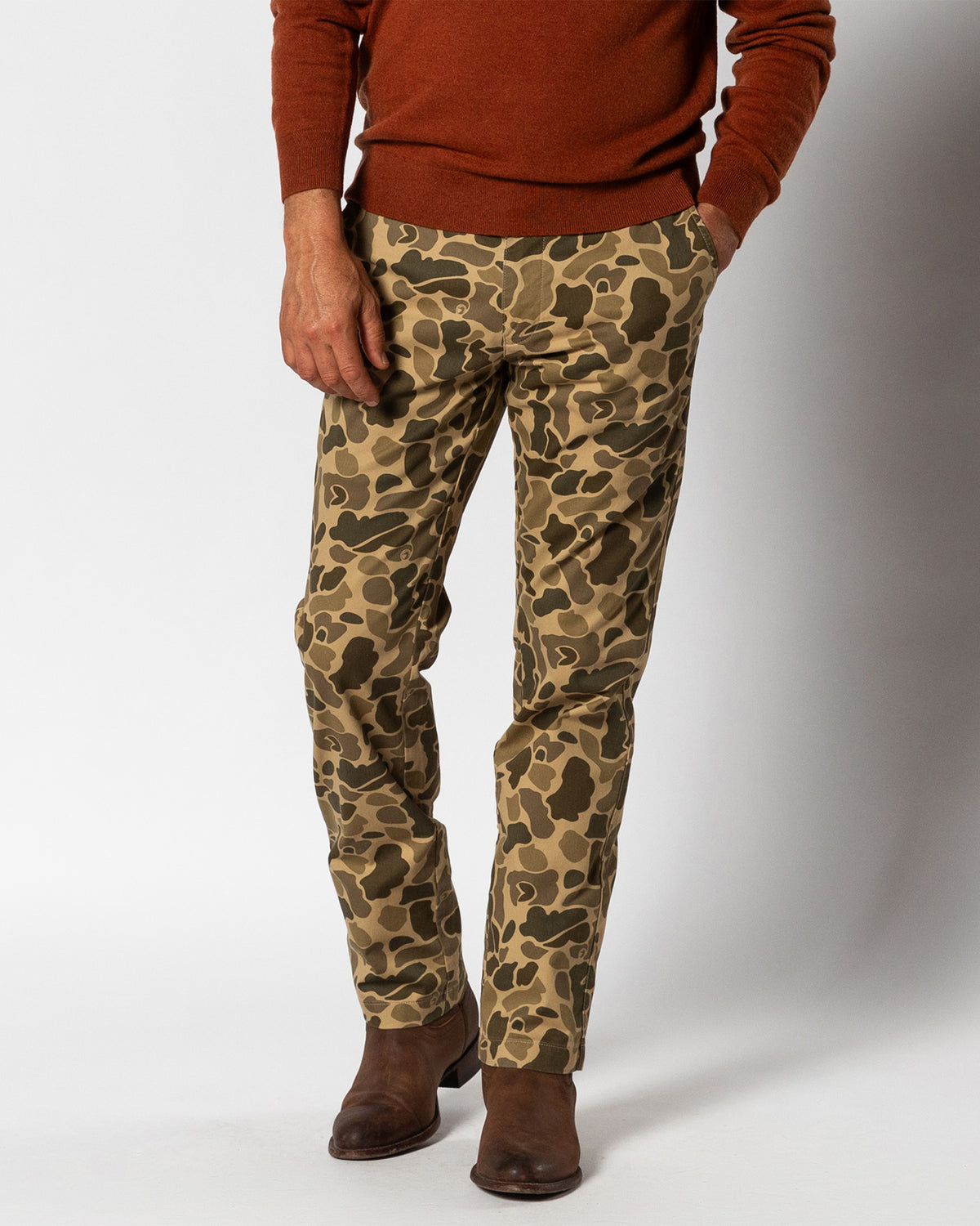 Classic Fit Gold School Chino - Original Khaki Camo