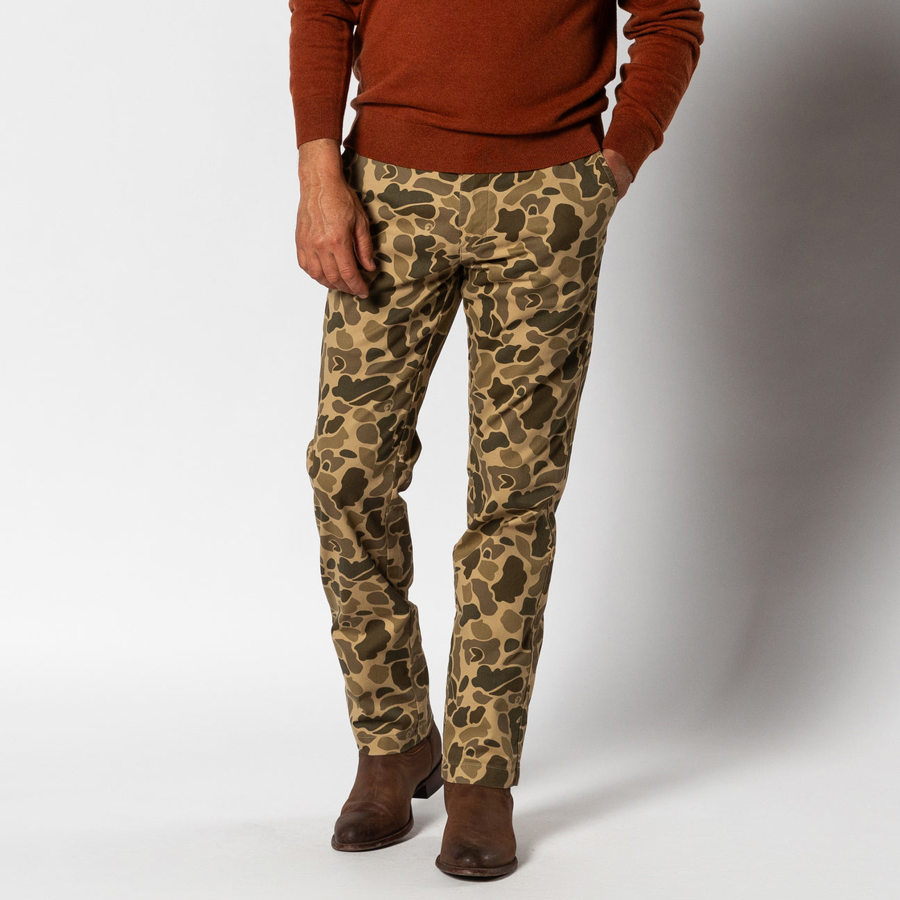 Classic Fit Gold School Chino - Original Khaki Camo